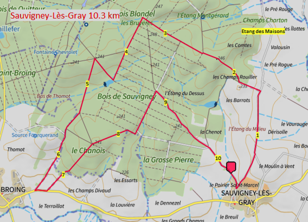Circuit de SauvigneyLès Gray